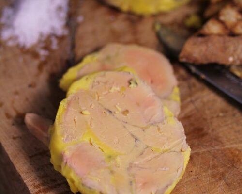 foie-gras-mi-cuit-maison-repas-noel traiteur dimitri